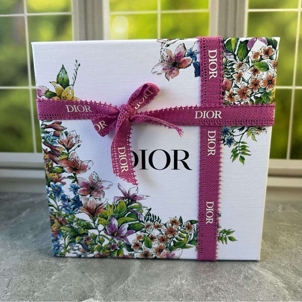 Dior Decorative Floral Gift Storage Box 8.25”
